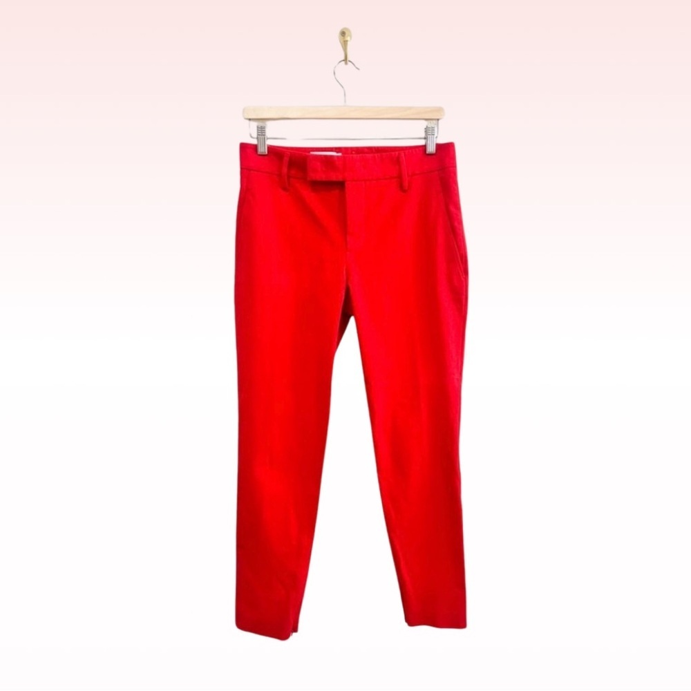 JIL SANDER Red Trouser Pants (Sz 36)